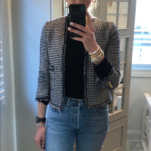 Zara Jackets & Blazers - Zara houndstooth jacket